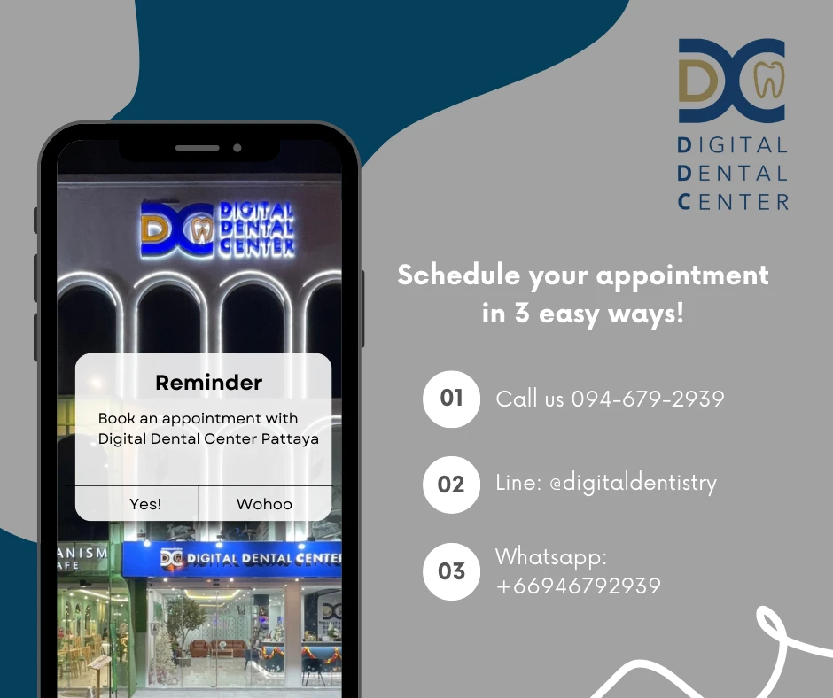 Digital Dental Center Pattaya - Specialized Dental Implant and Cosmetic, the Invisalign Diamond Provider in Pattaya.